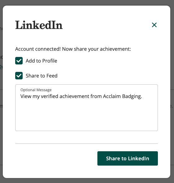 Add a LinkedIn Account